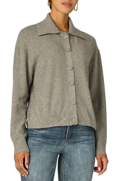 Collared Snap Front Cardigan by Wit & Wisdom