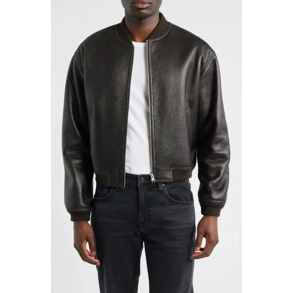 Genuine Shearling Lined Bomber Jacket by FRAME