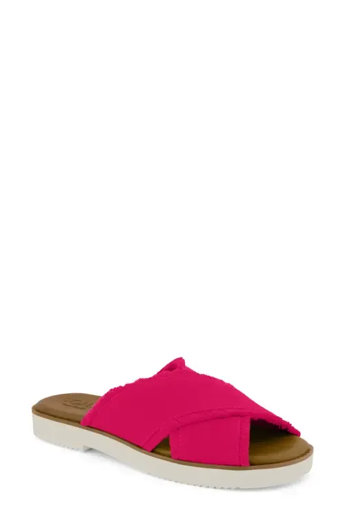 Mae Crisscross Slide Sandal by TOMS