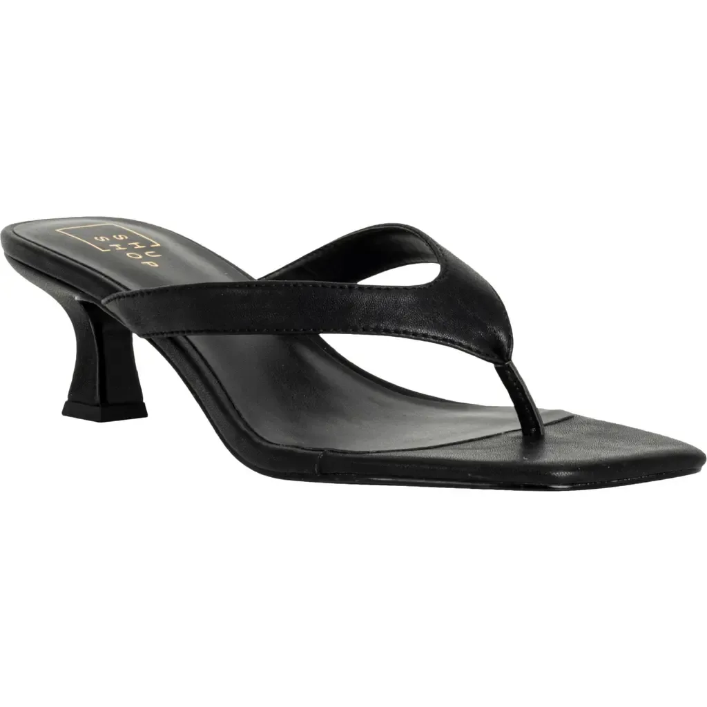Franny Kitten Heel Flip Flop by SHUSHOP