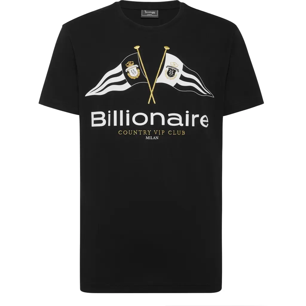 T-Shirt Round Neck Flags by BILLIONAIRE