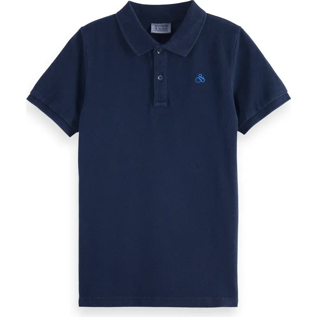 Core Garment Dyed Cotton Piqué Polo by Scotch & Soda