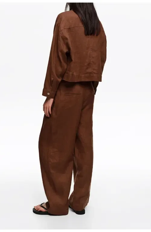 Linen Boxy Jacket by BIMBA Y LOLA