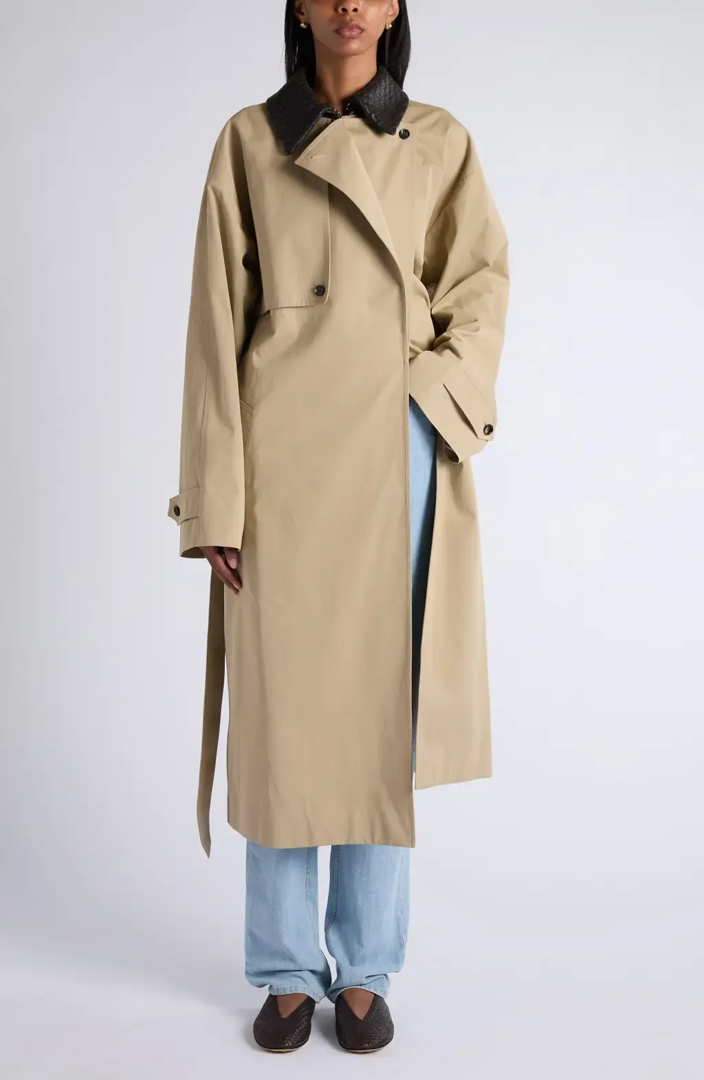Water Repellent Cotton Trench Coat