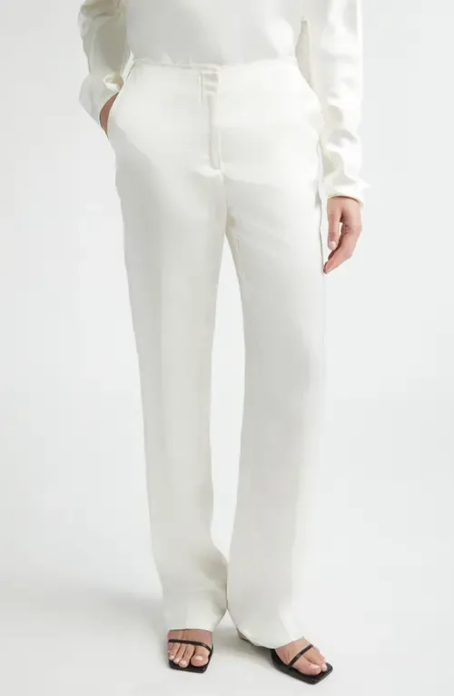 Easy Raw Edge Straight Leg Pants by TOTEME