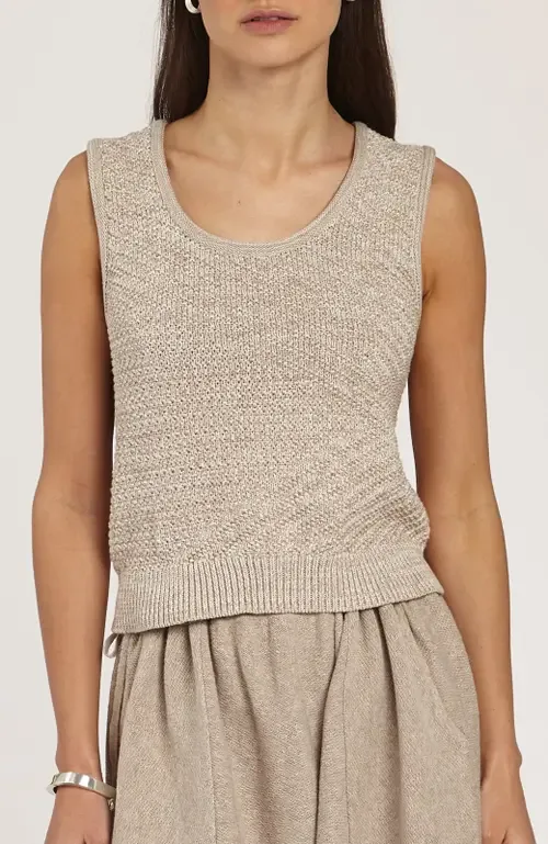 Angled Rib Crochet Vest by oyun