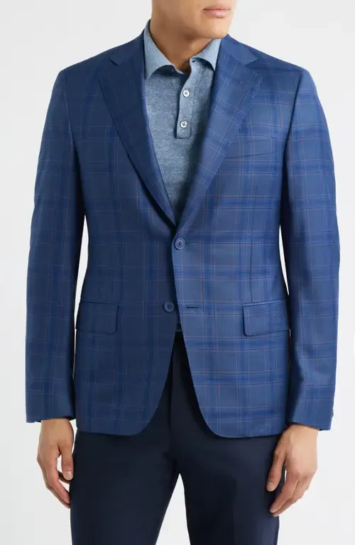 Plaid Wool Sport Coat by Heritage Gold
