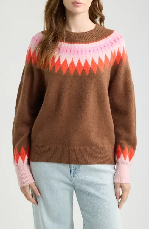 Rockets Fair Isle Sweater by DELUC