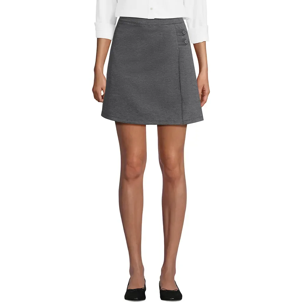 Ponte a Line Skort Above the Knee by Lands' End