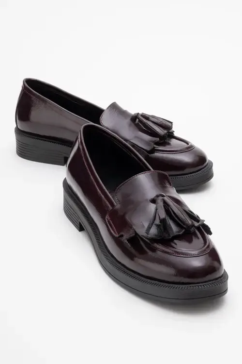 Milly Leather Tassel Loafer by Forever & Always Shoes