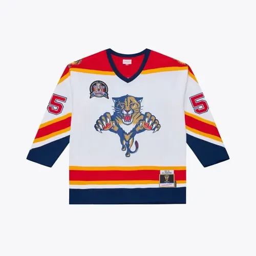 Mitchell & Ness Ed Jovanovski White Florida Panthers 1996 Power Play Jersey by Mitchell & Ness