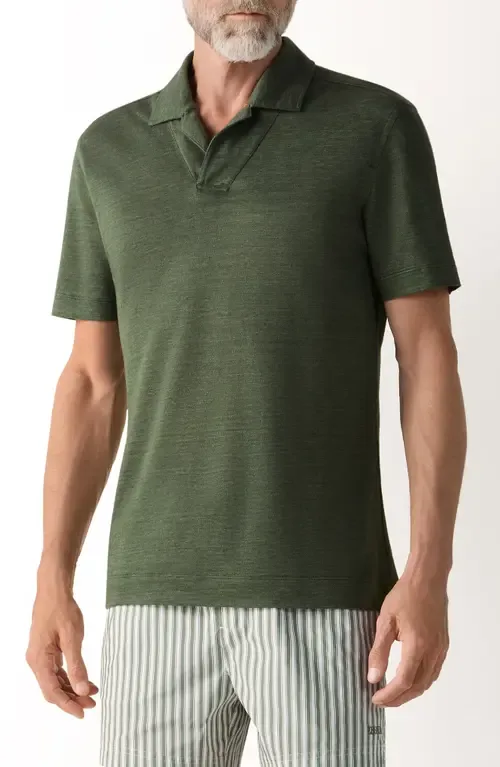 Lino Polo Shirt by ZEGNA