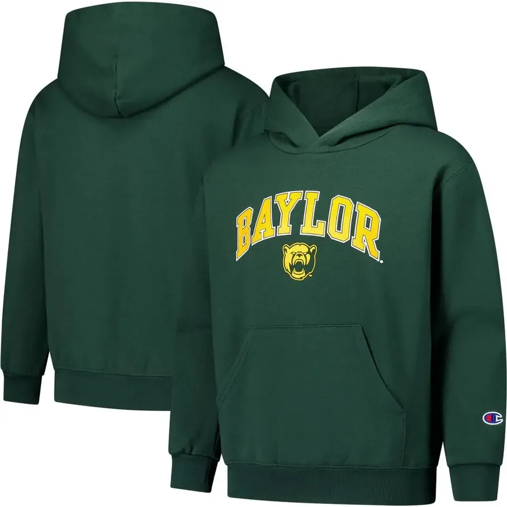Champion Green Baylor Bears Campus Pullover Hoodie by Champion