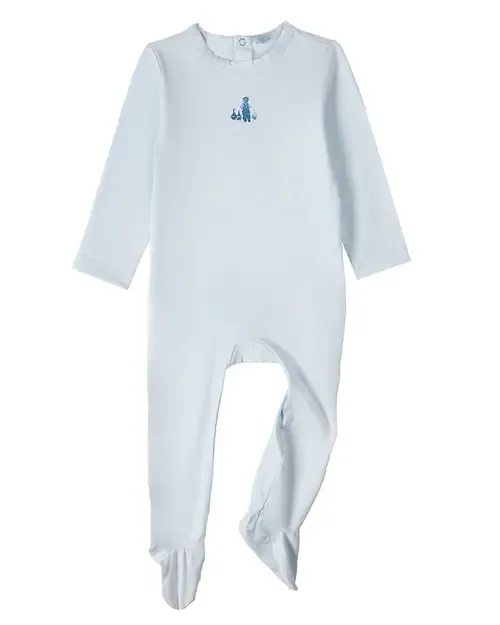 Boy and His Waddling Ducks Cotton Rich Footie by MiniMoi