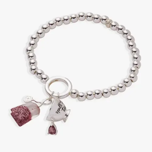 Spill the Tea Cup & Tea Bag Stretch Bracelet by Alex and Ani