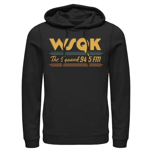 Vintage Radio the Squawk WSQK Lightweight Hoodie by Stranger Things