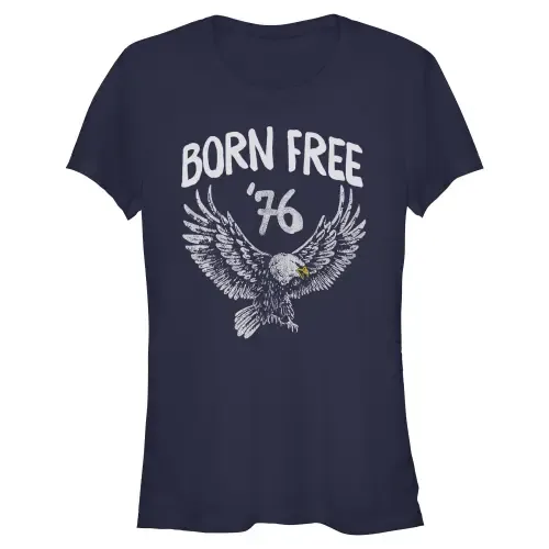 Bald Eagle Born Free Short Sleeve Graphic T-Shirt by Lost Gods
