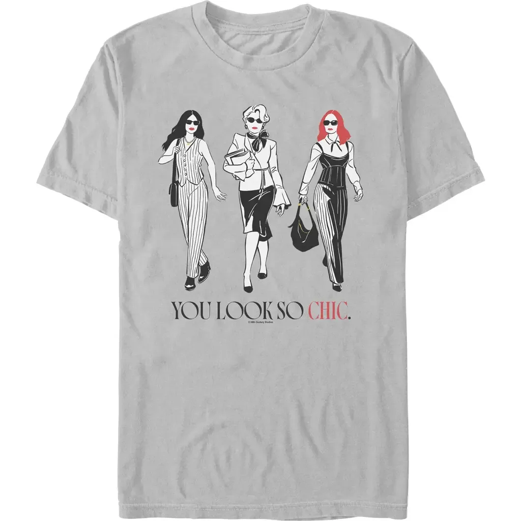 You Look So Chic Trio Short Sleeve Graphic T-Shirt by The Devil Wears Prada 2