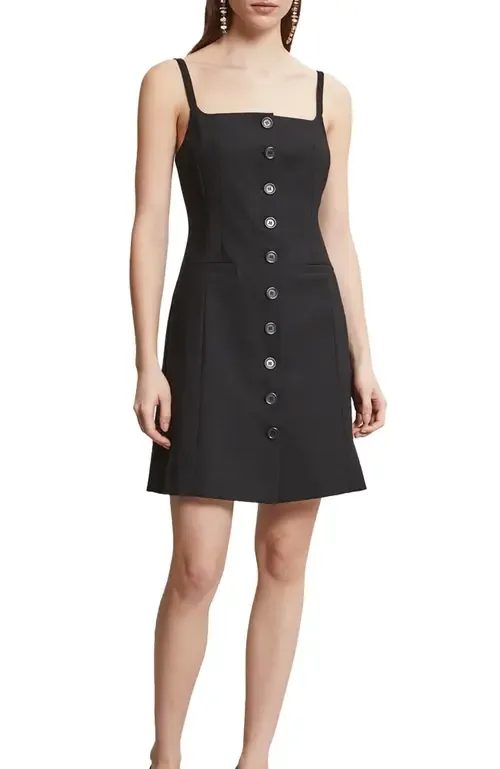Short Dress with Buttons