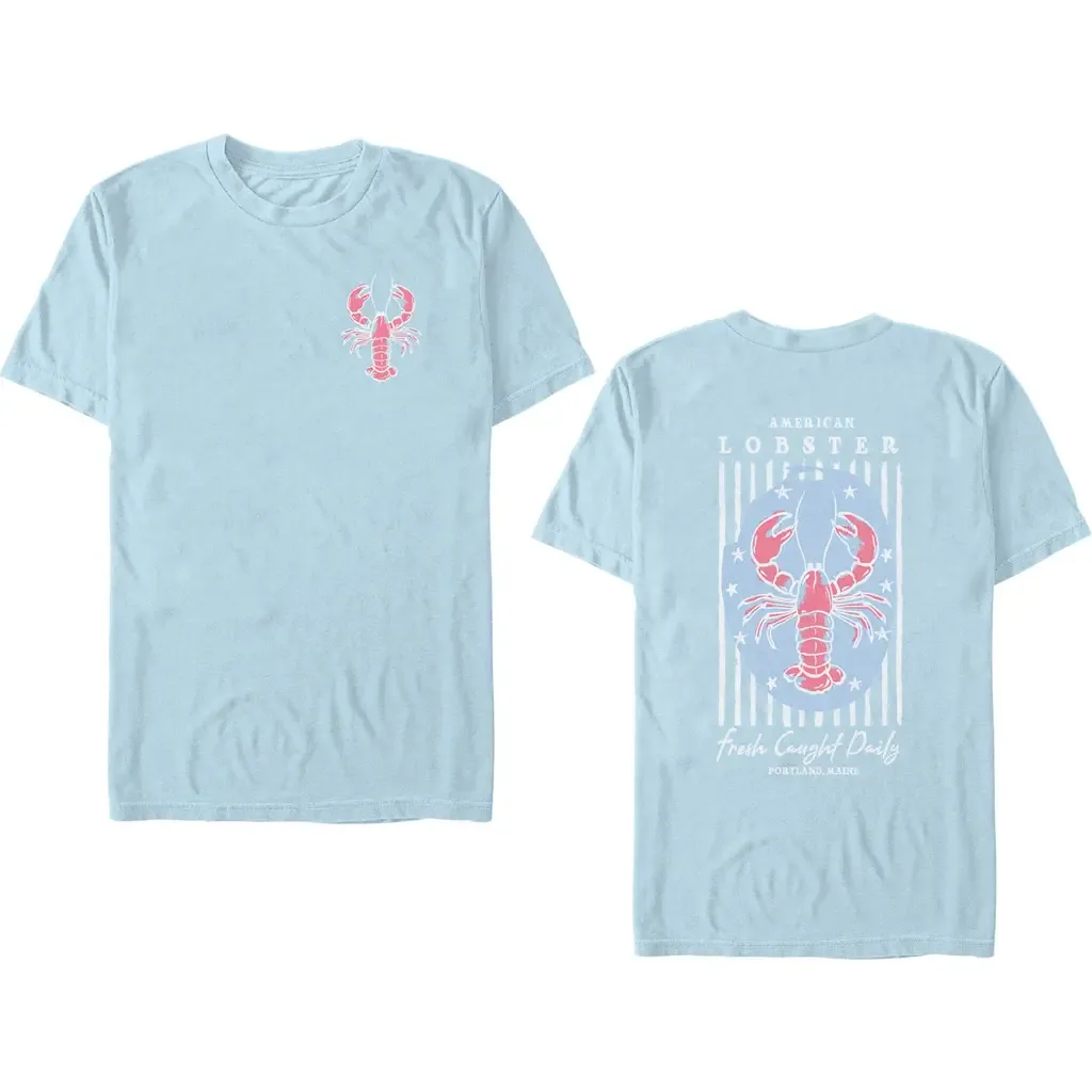 American Portland Lobster Short Sleeve Graphic T-Shirt by Lost Gods