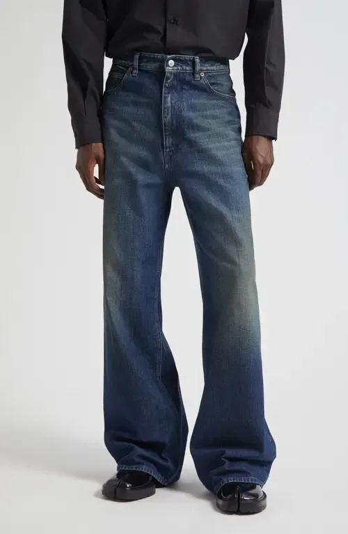 Wide Leg Jeans by MM6 Maison Margiela