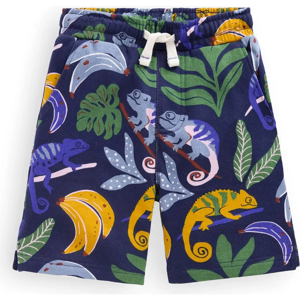 Print Cotton Shorts by Mini Boden
