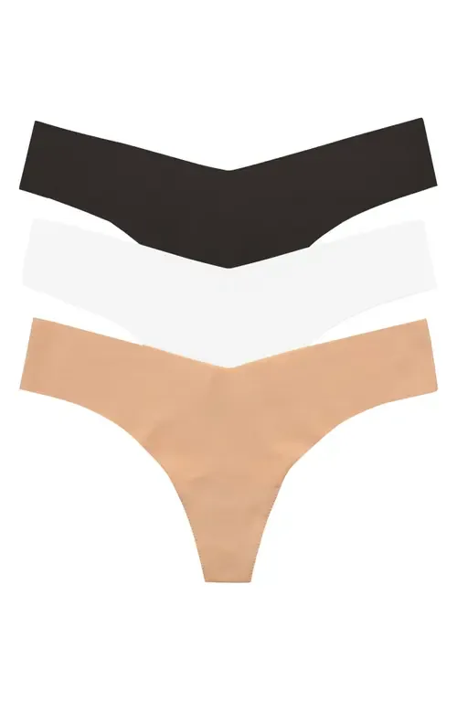 Classic Solid Thong 3-Pack by Commando