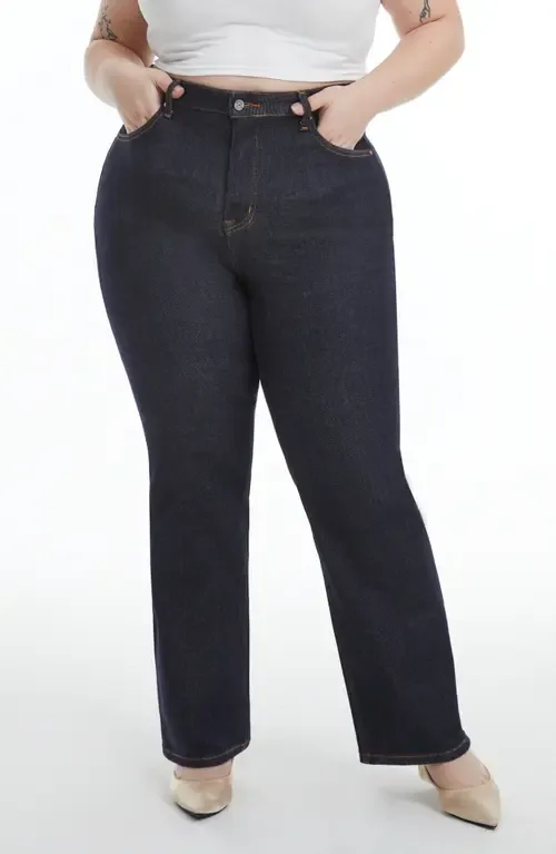 High Waist Straight Leg Jeans by Bayeas