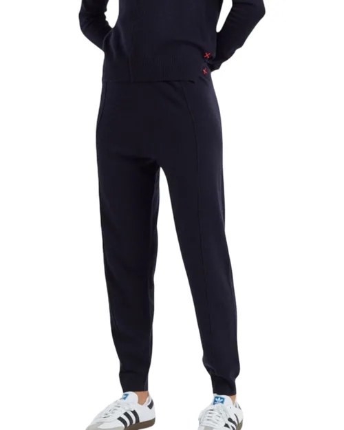 Wool Cashmere Cuffed Joggers by Chinti & Parker