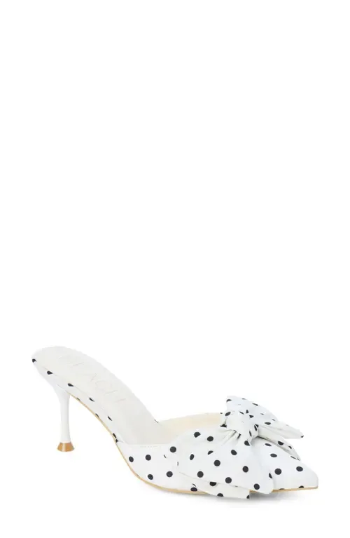 Goldie Bow Pointed Toe Mule