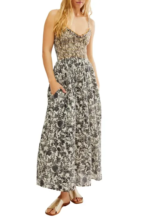 Sweet Nothings Floral Print Sleeveless Maxi Sundress by Free People