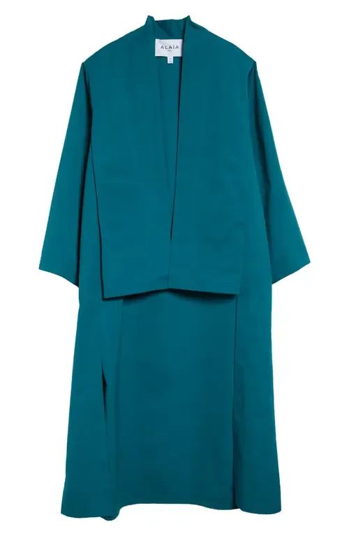 Cotton Poplin Drop Tail Coat by Alaïa