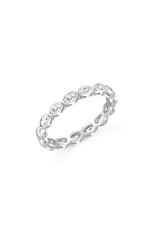 Oval Cut Cubic Zirconia Eternity Ring by Crislu