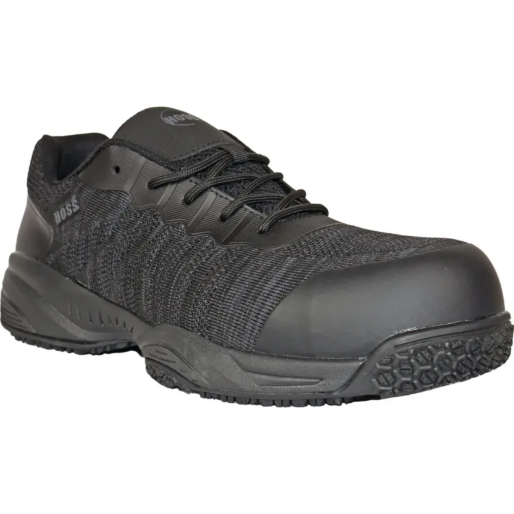 Spadix Composite Toe Athletic Work Shoe Slip Resistant EH Safety Shoe by Hoss Boot Company