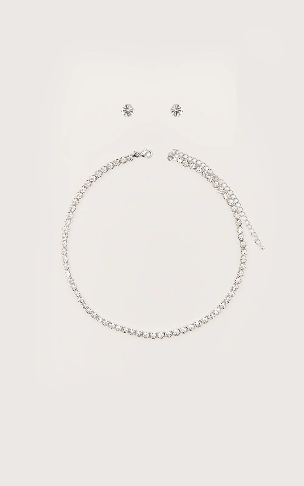 Dainty Stud and Necklace Set by PrettyLittleThing