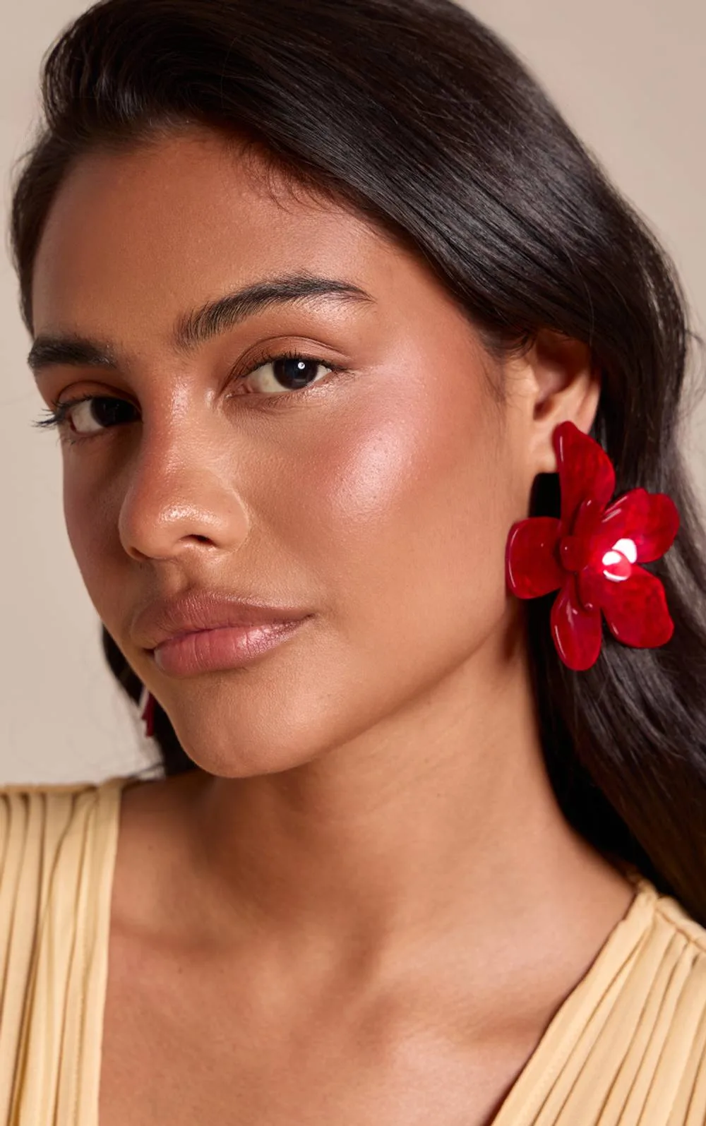 Flower Statement Earrings