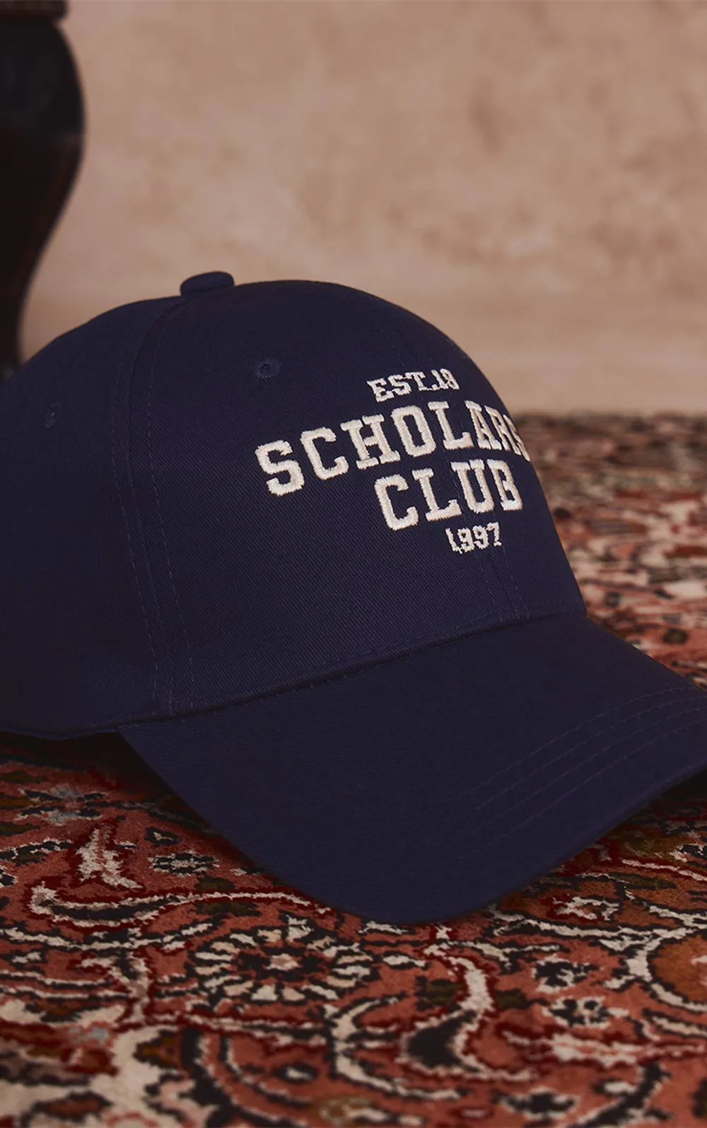 Scholars Club Embroidered Baseball Cap
