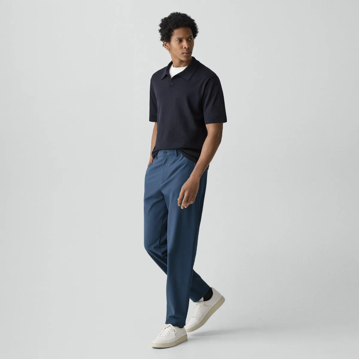 Curtis Drawstring Pant in Precision Ponte by Theory