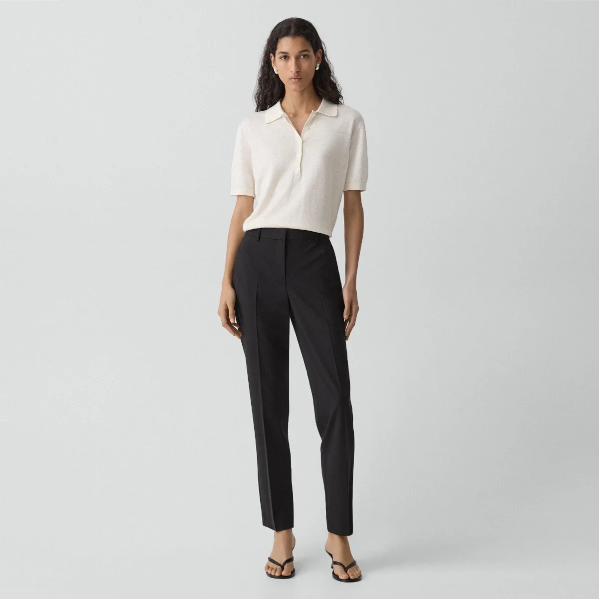 Treeca Full Length Pant in Good Wool by Theory