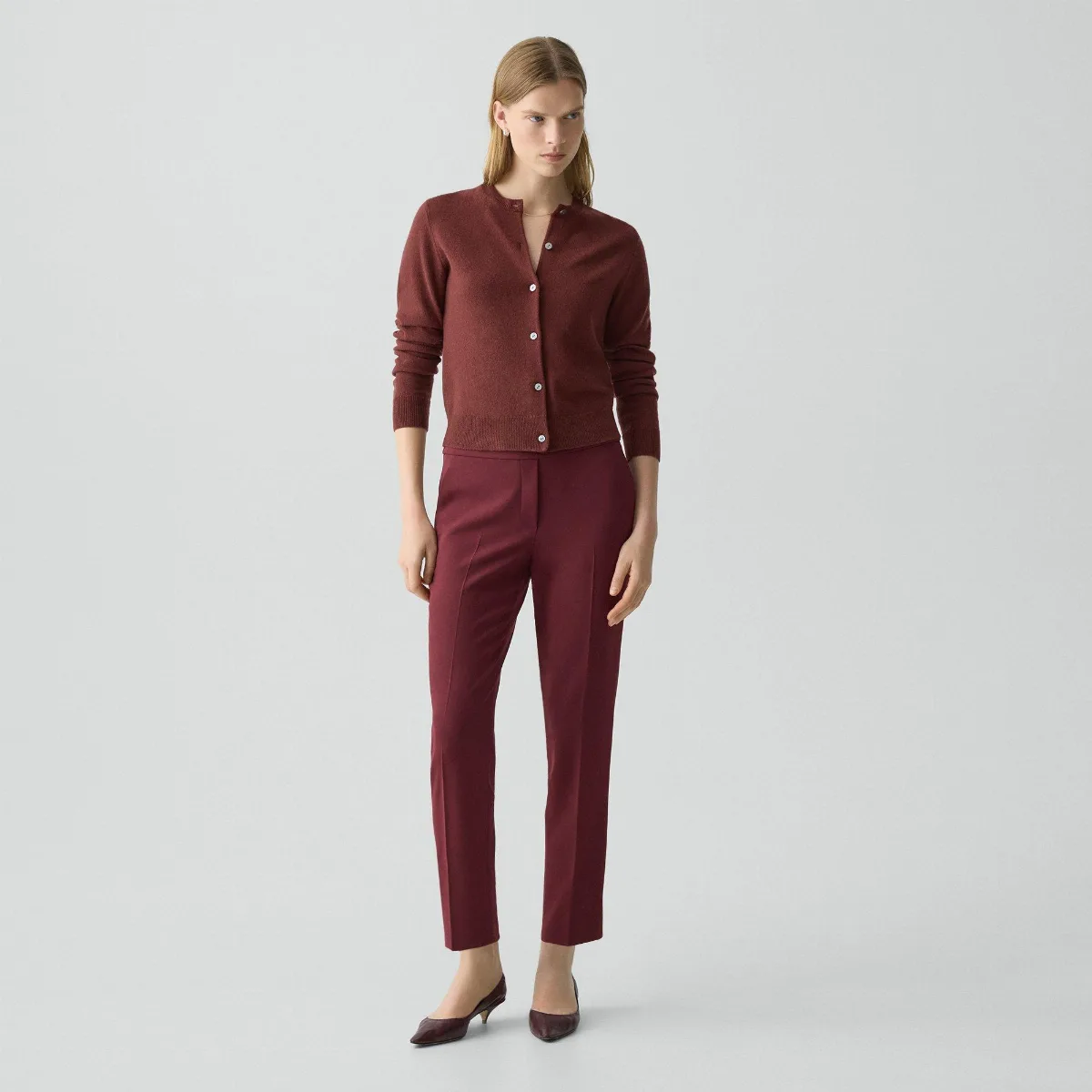 Treeca Pull-On Pant in Admiral Crepe by Theory