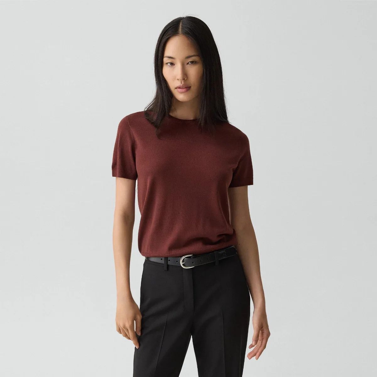 Sweater Tee in Regal Wool by Theory