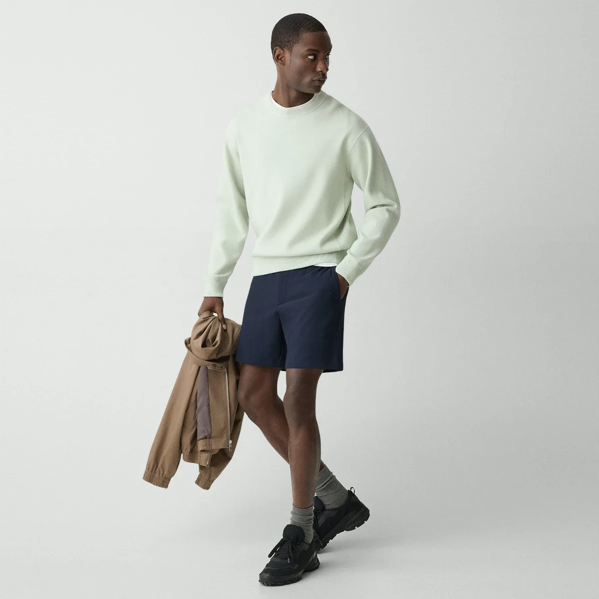 Curtis Drawstring Short in Precision Ponte by Theory