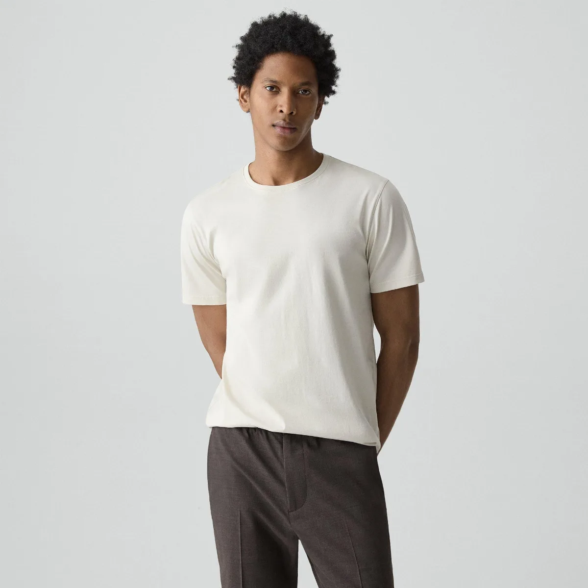 Precise Tee in Cotton Jersey by Theory