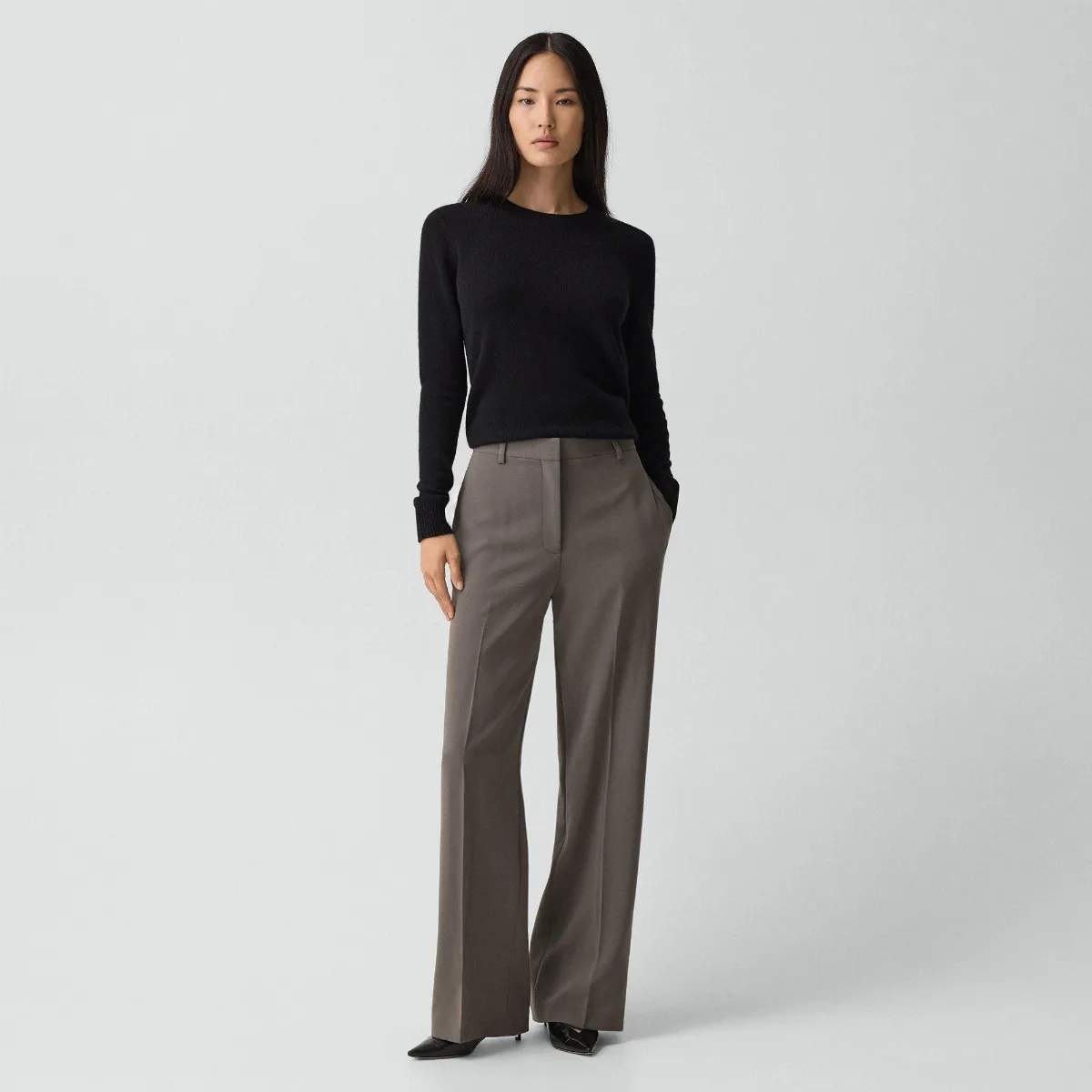 Straight Pant, 32 in Admiral Crepe