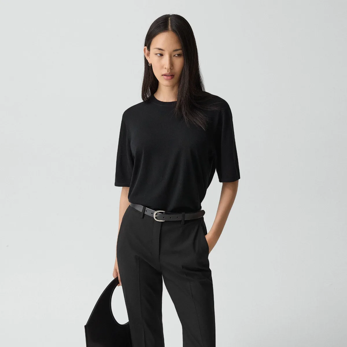 Boyfriend Tee in Regal Wool by Theory