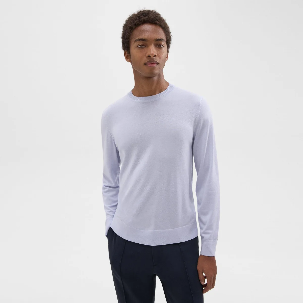 Crewneck Sweater in Regal Wool by Theory
