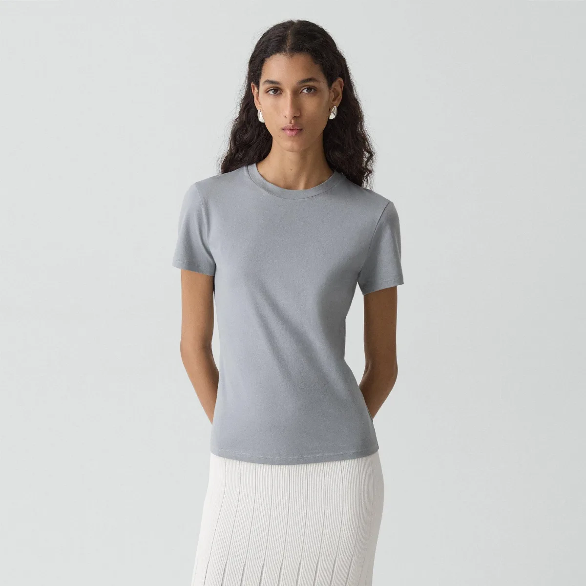 Tiny Tee in Organic Cotton by Theory