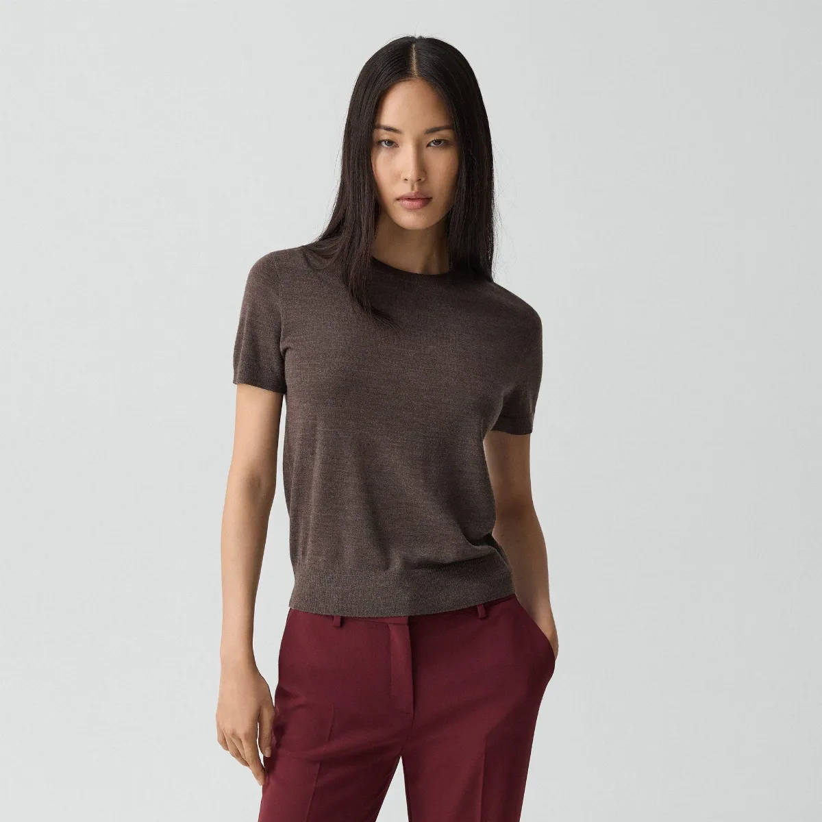 Sweater Tee in Regal Wool by Theory