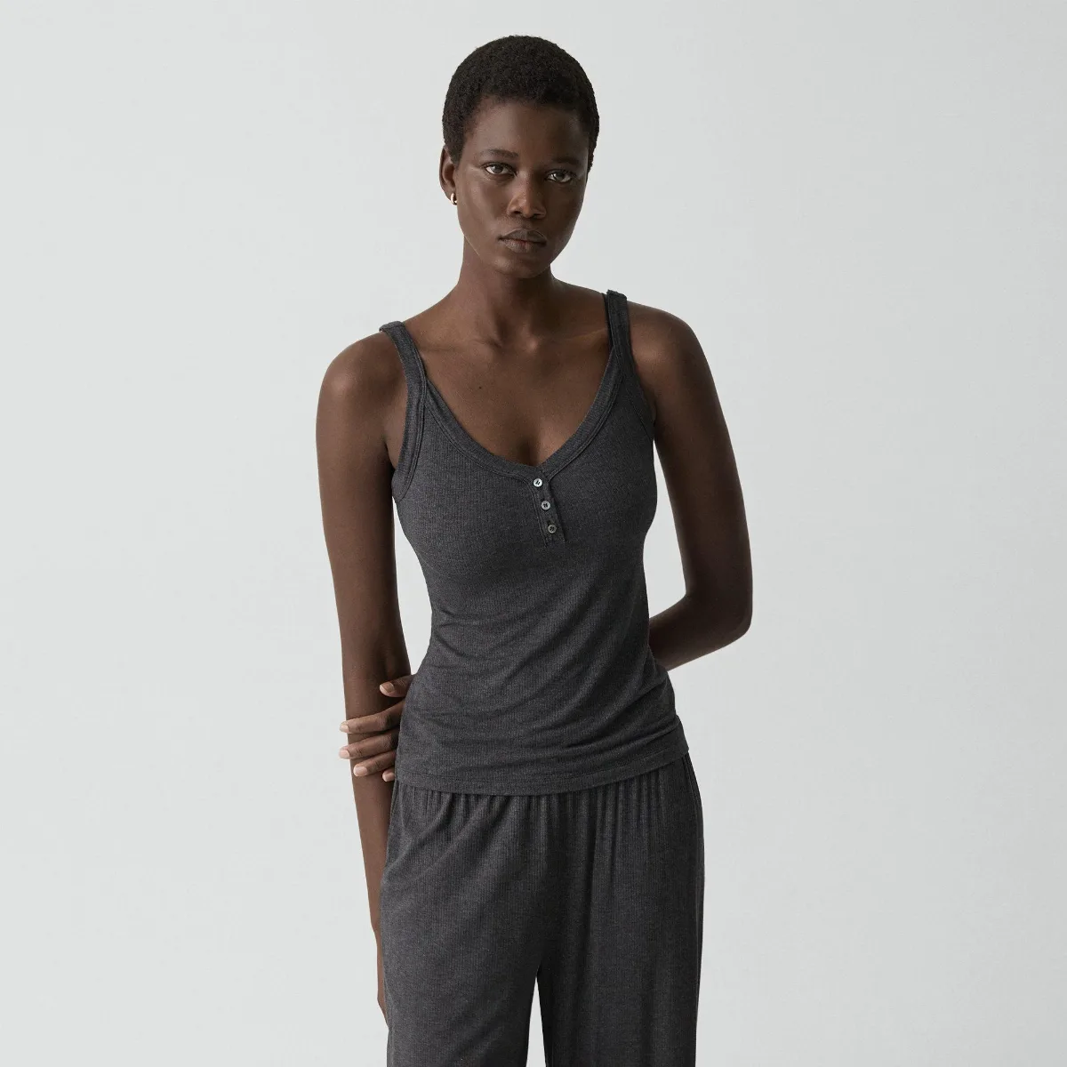 Tank Top in Lounge Rib by Theory