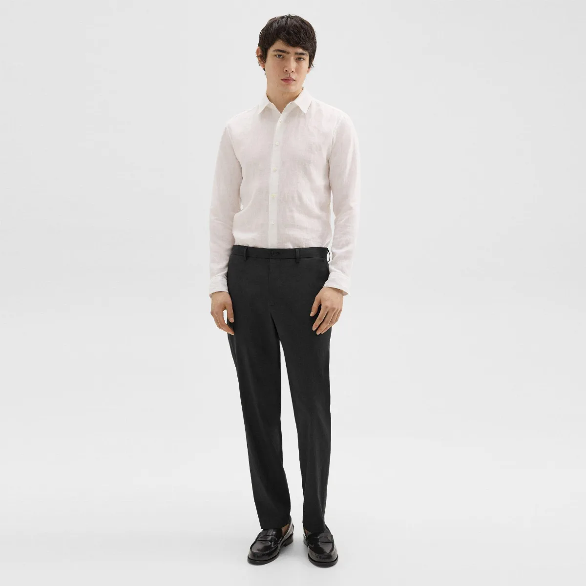 Curtis Drawstring Pant in Good Linen by Theory